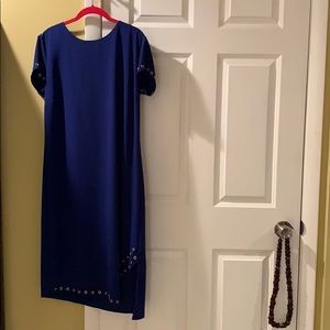 Royal blue dress